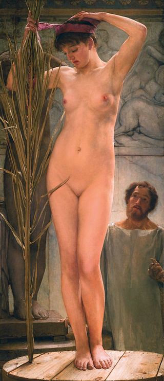 Lawrence Alma-Tadema "A Sculptor's Model"