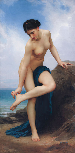 William-Adolphe Bouguereau "After the Bath" (1875)