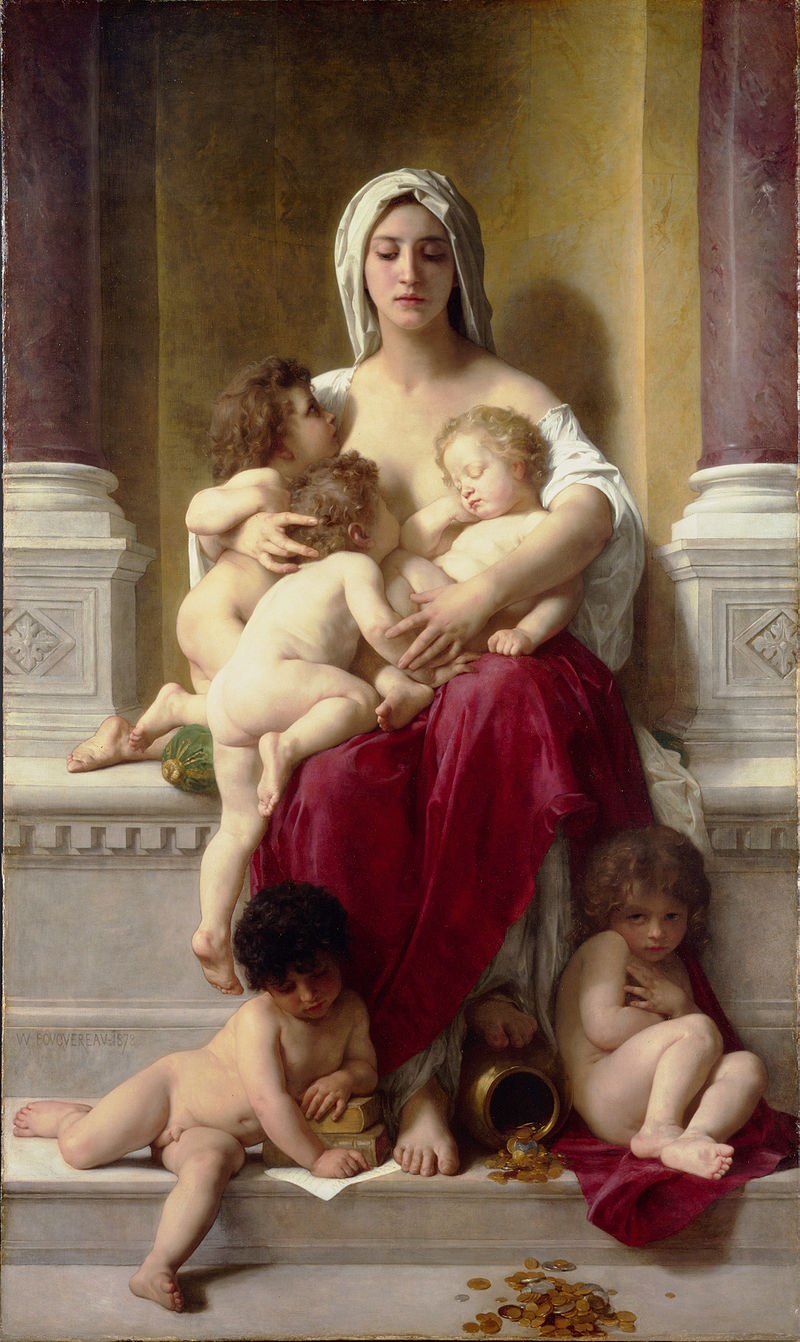 William-Adolphe Bouguereau "Charity" (1878)