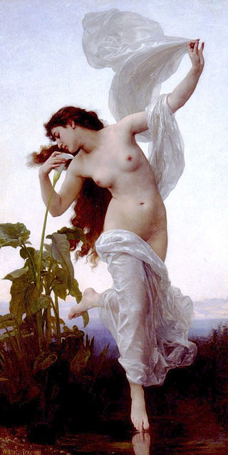 William-Adolphe Bouguereau "Dawn" (1881)