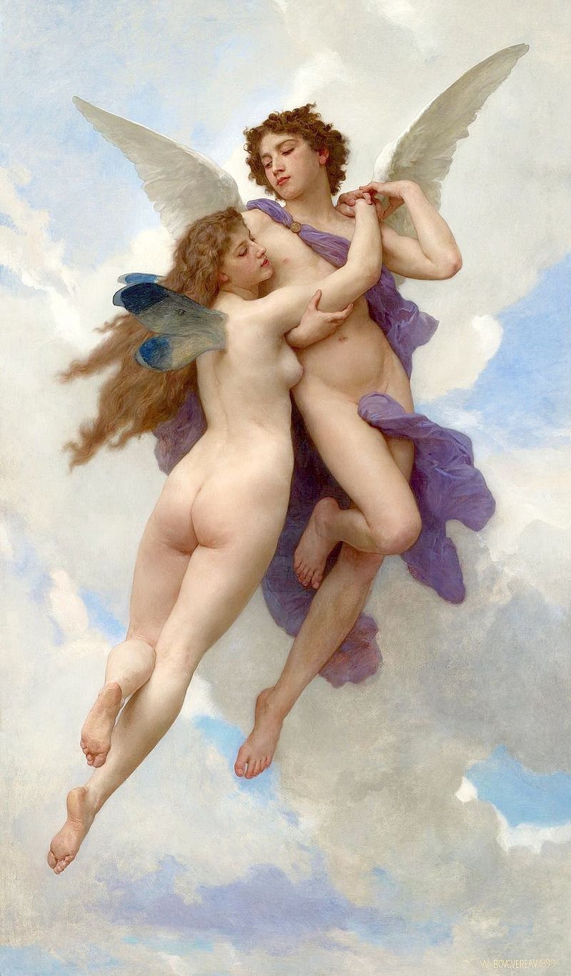 William-Adolphe Bouguereau "L'Amour et Psych" (1899)