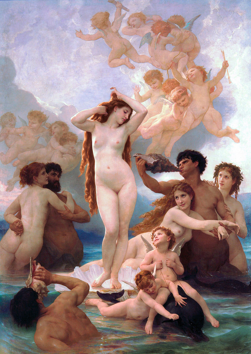 William-Adolphe Bouguereau "The Birth of Venus" (1879)