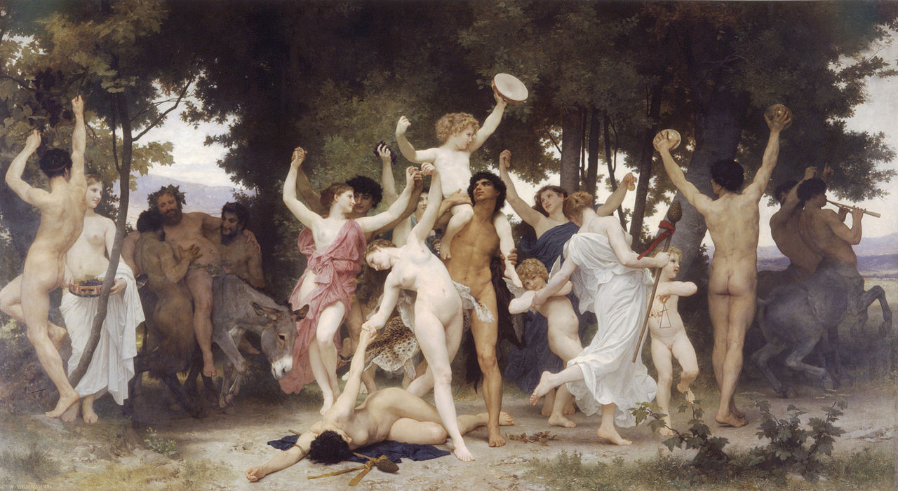 William-Adolphe Bouguereau "The Youth of Bacchus" (1884)