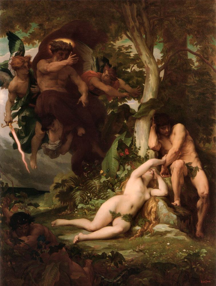 Alexandre Cabanel "Expulsion of Adam and Eve"