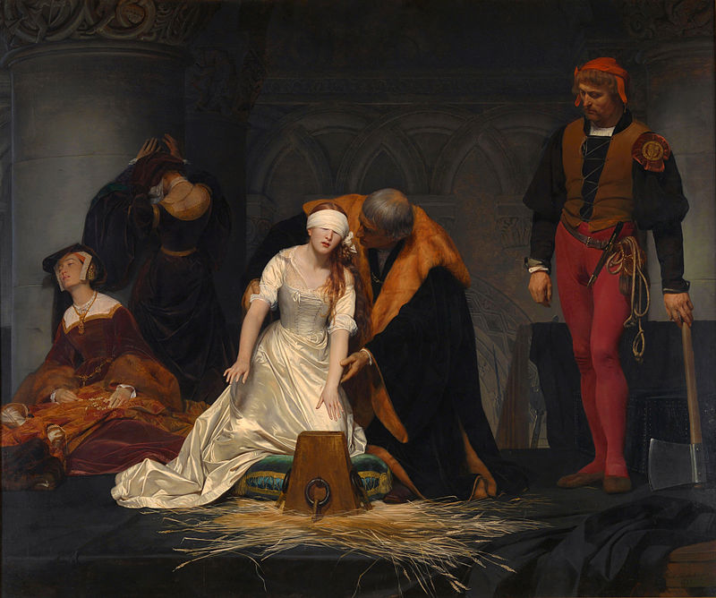 Paul Delaroche "Execution of Lady Jane Grey" (1834)