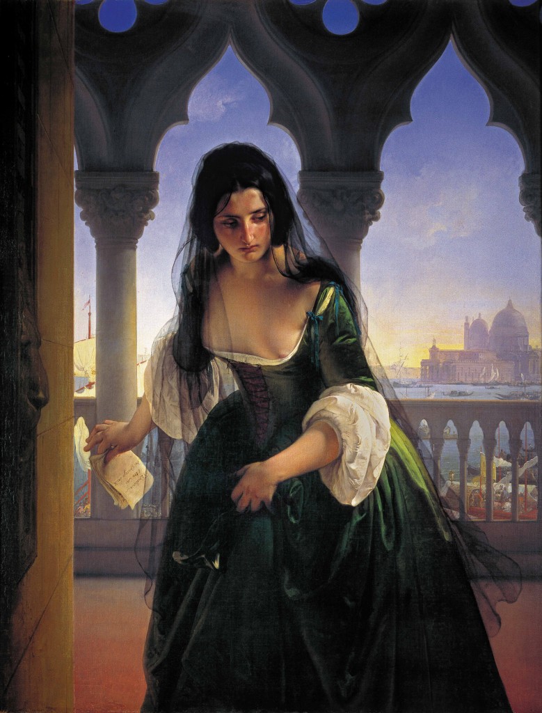 Francesco Hayez "Accusa segreta" (1847)