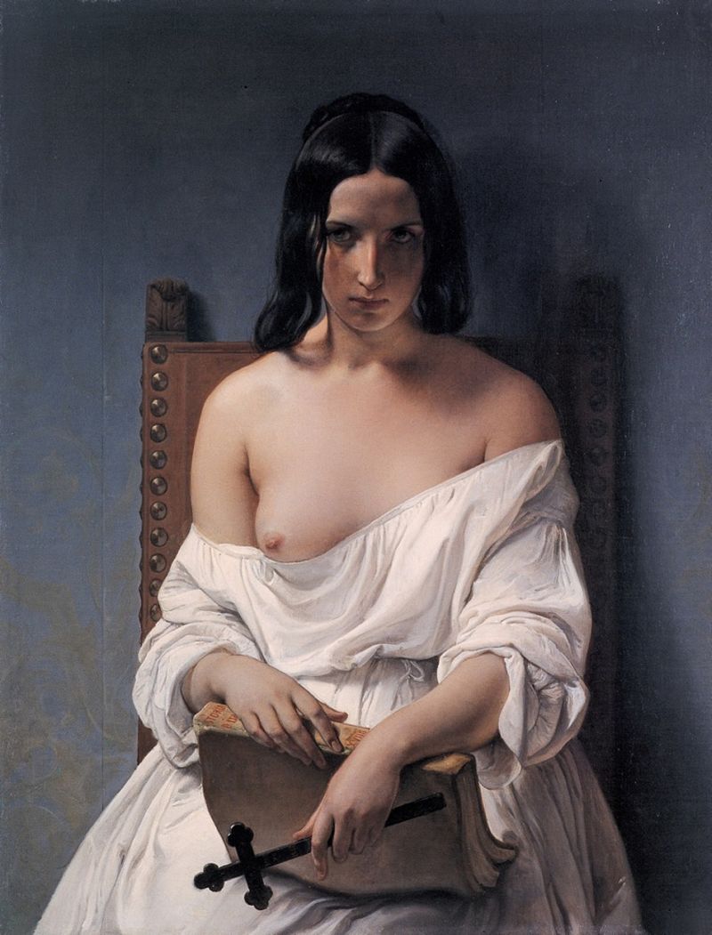 Francesco Hayez "Meditation on the History of Italy"