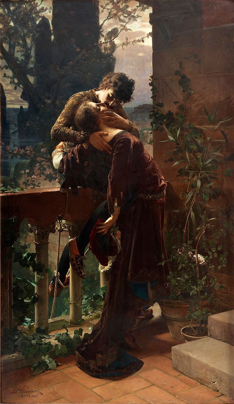 Julius Kronberg "Romeo and Juliet on the Balcony"