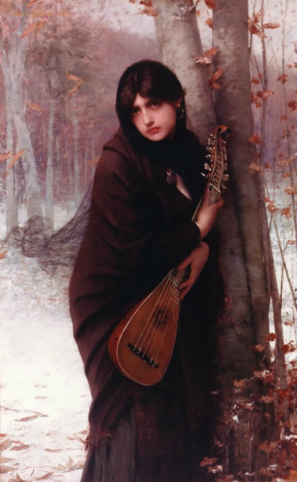 Jules Joseph Lefebvre "Girl with a Mandolin"