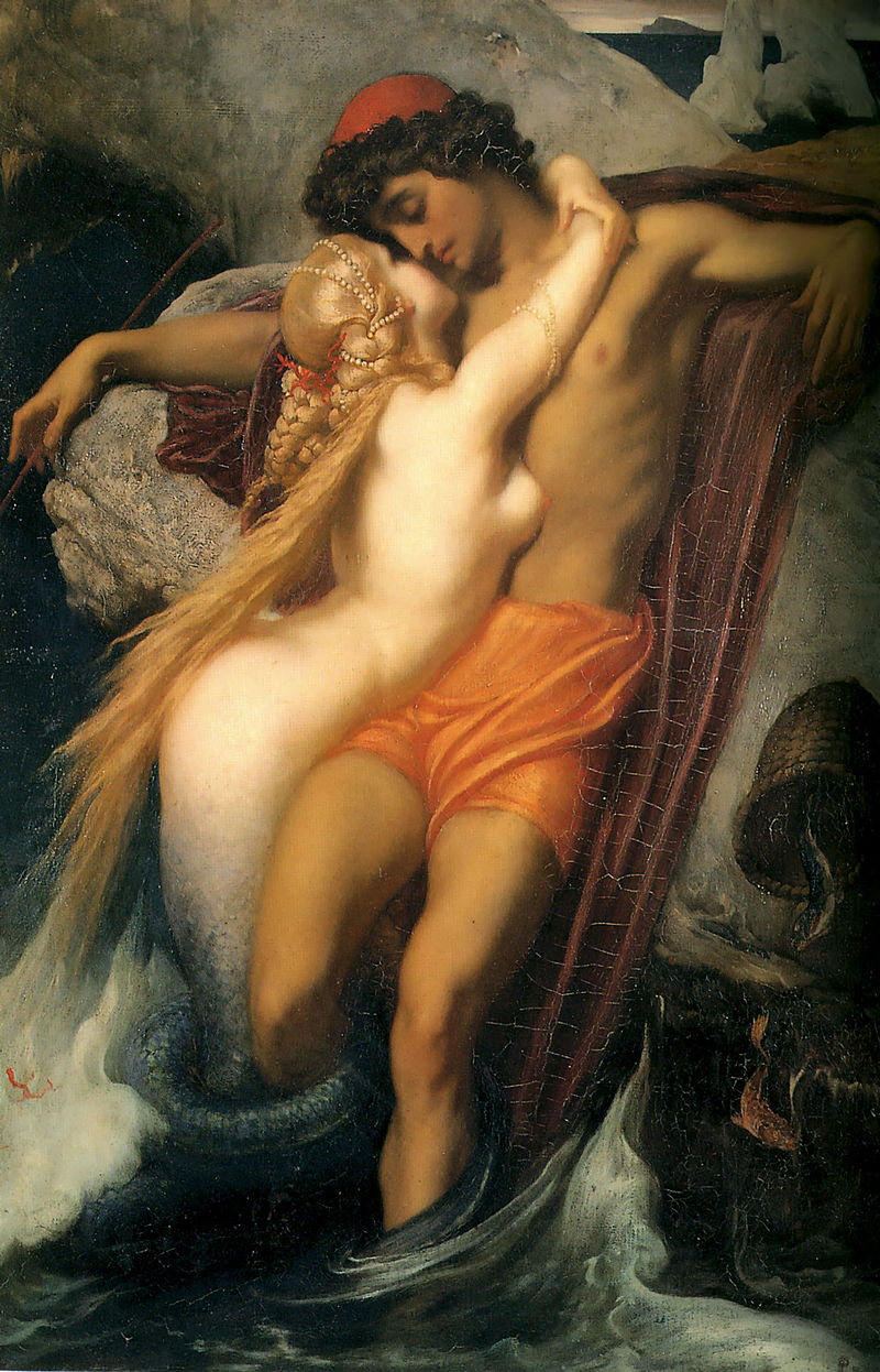 Frederic Leighton "The Fisherman and the Syren" (1856)