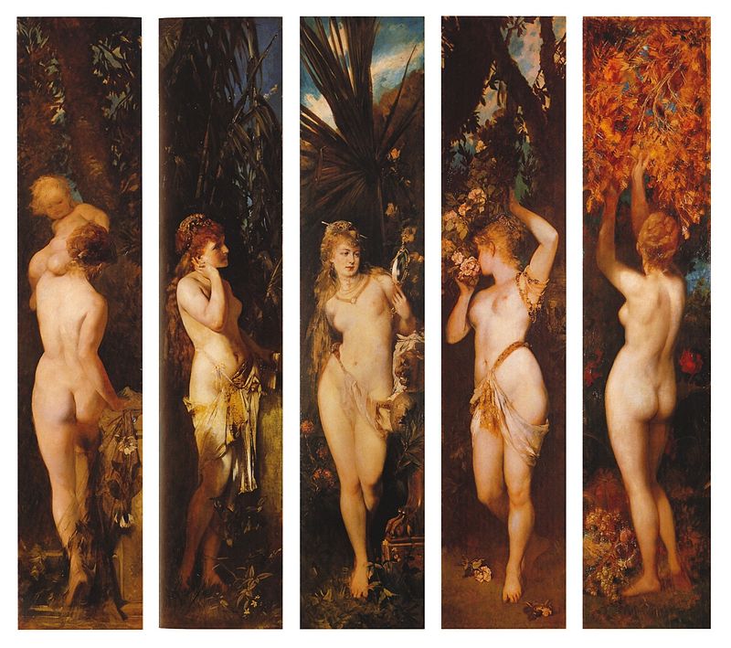 Hans Makart "The Five Senses"