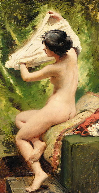 Konstantin Makovsky "Beauty Preparing to Bathe"