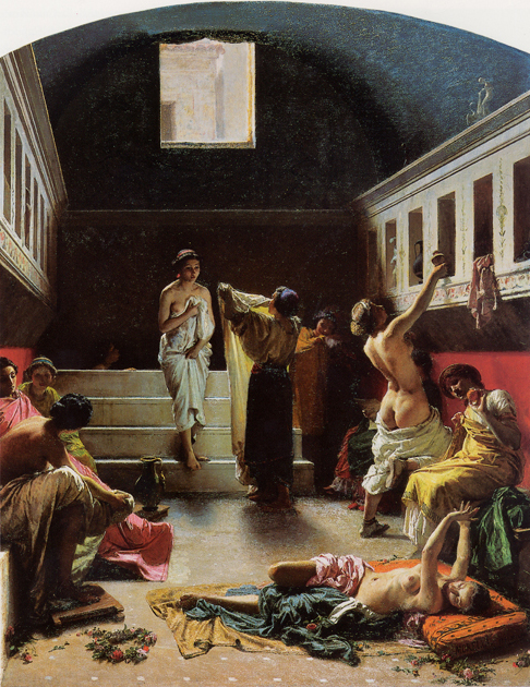 Domenico Morelli "Pompeian Bath" (1861)