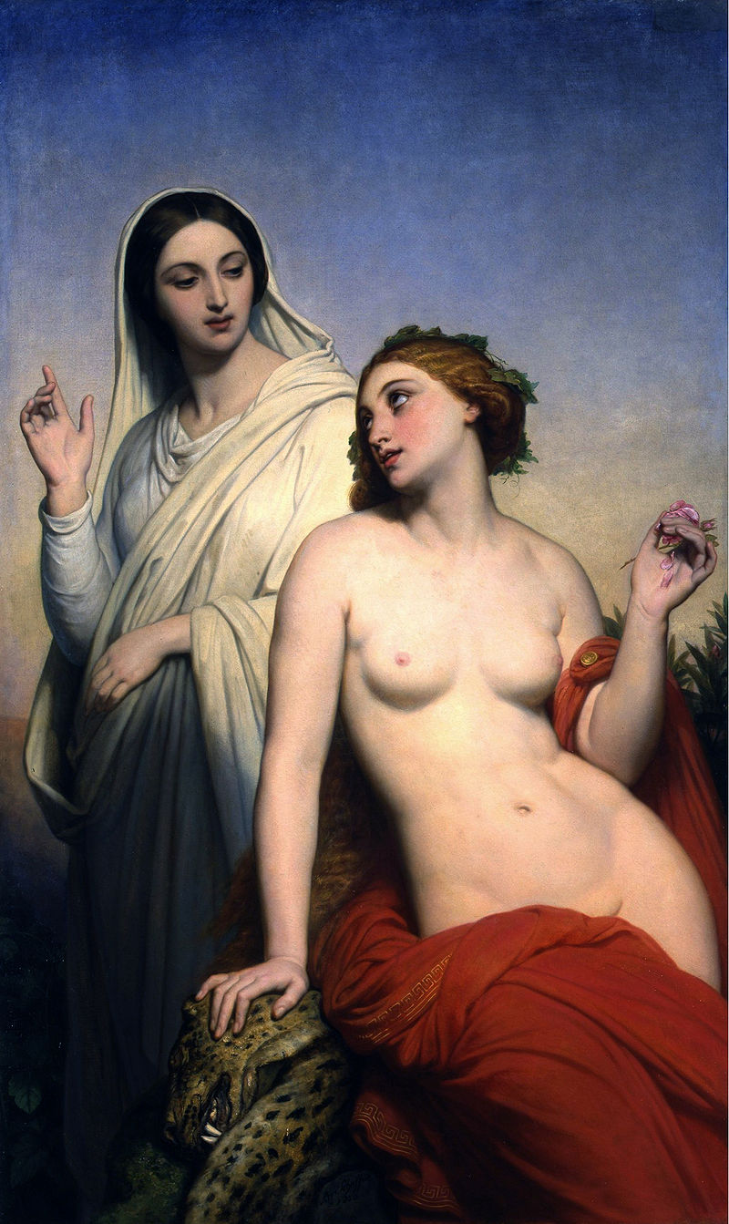 Ary Scheffer "De hemelse en aardse liefde" (1850)