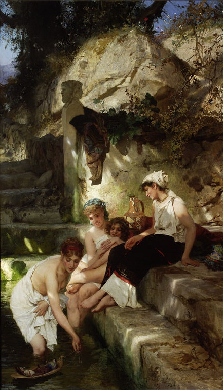Henryk Siemiradzki "Before the Bath"