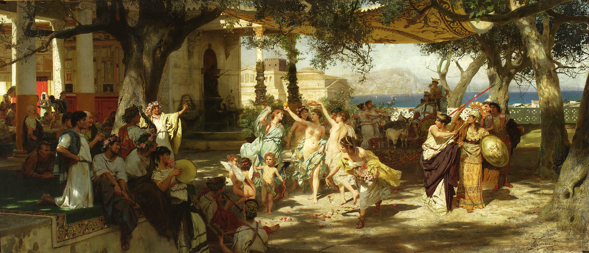 Henryk Siemiradzki "Judgement of Paris"