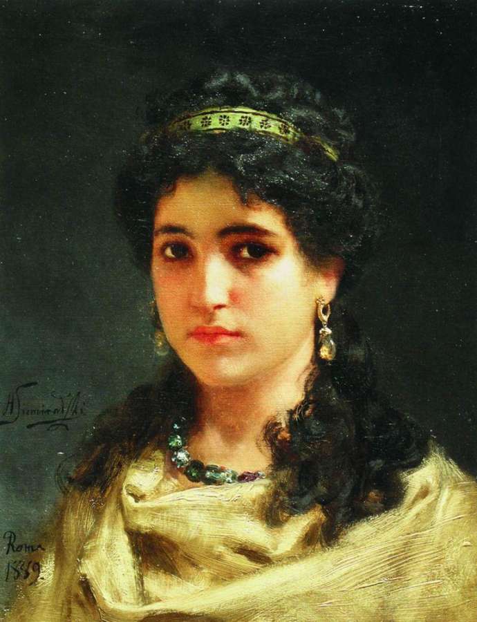 Henryk Siemiradzki "Portrait einer römischen Schönheit" (1889)