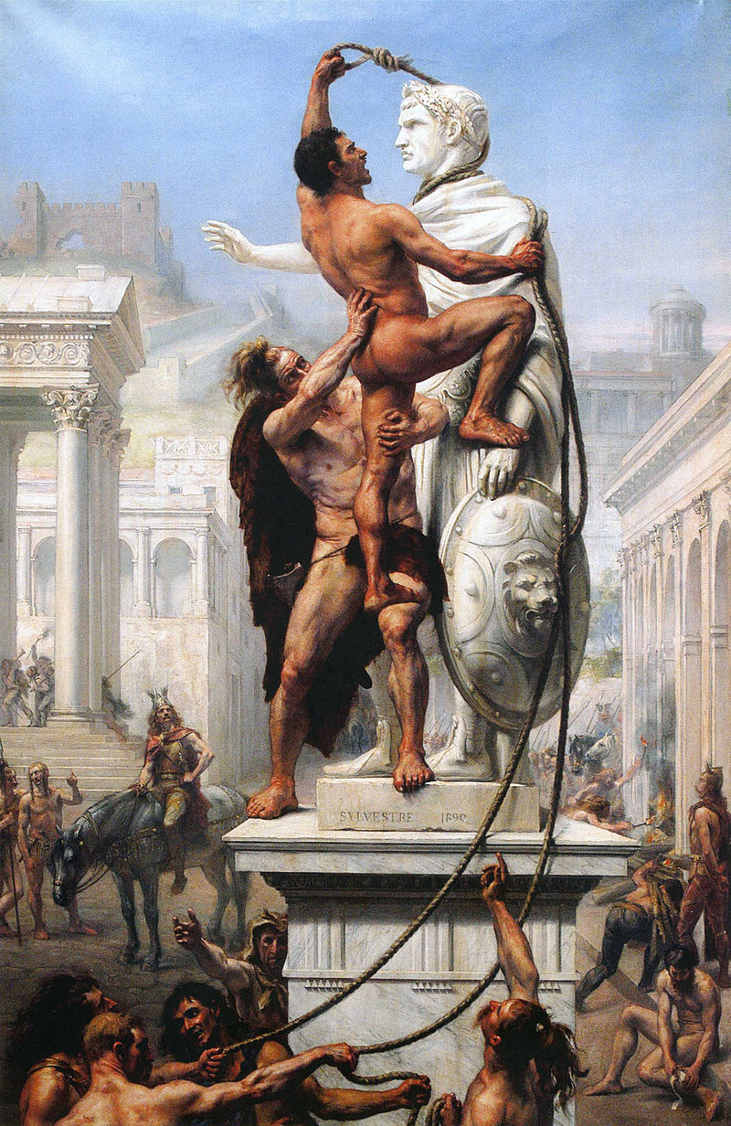 Joseph Noel Sylvestre "Visigoths Sack Rome"