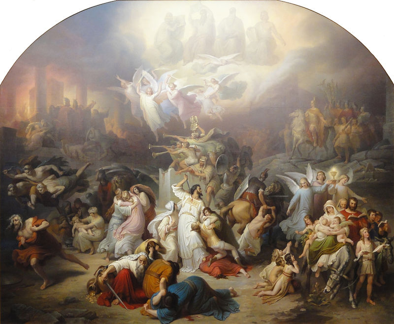 Wilhelm von Kaulbach "The Destruction of Jerusalem by Titus"