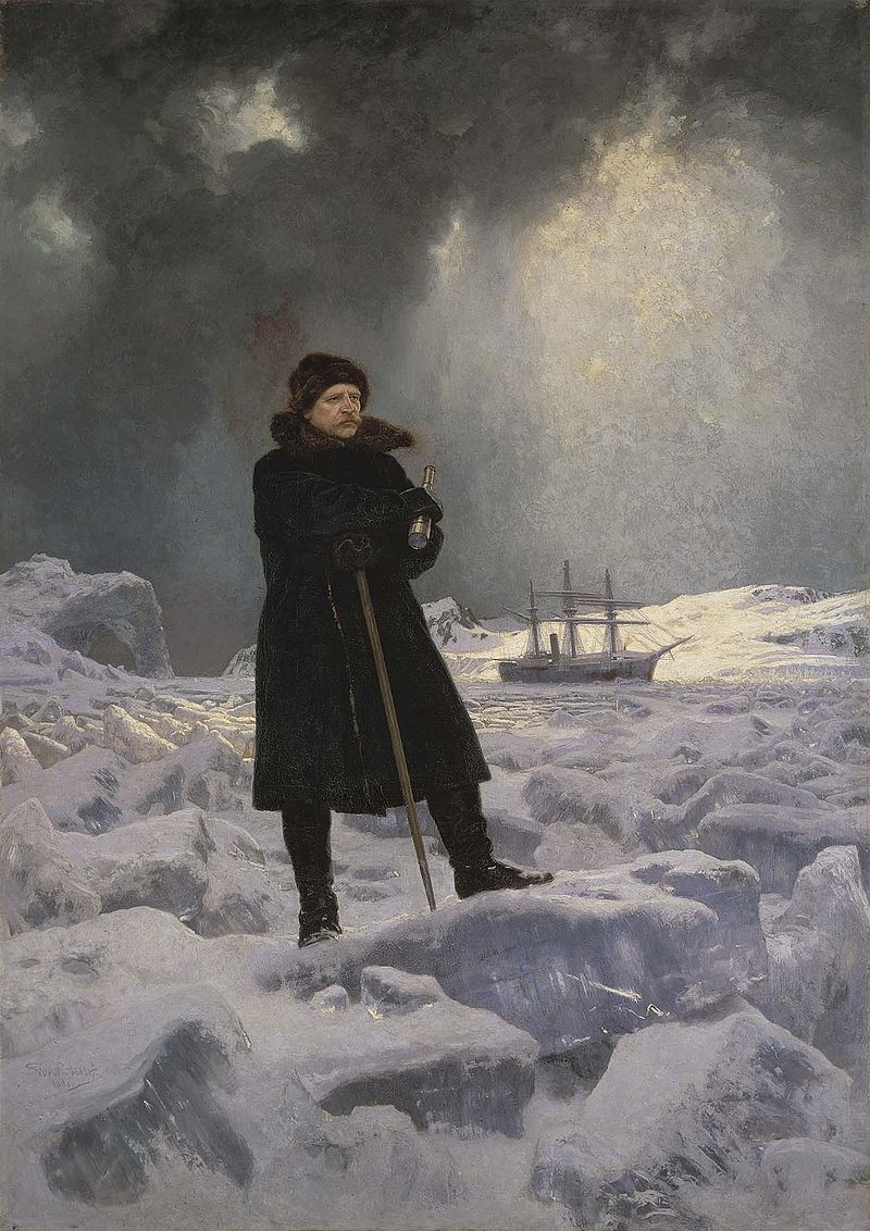 Georg von Rosen "Adolf Erik Nordenskiöld målad" (1886)